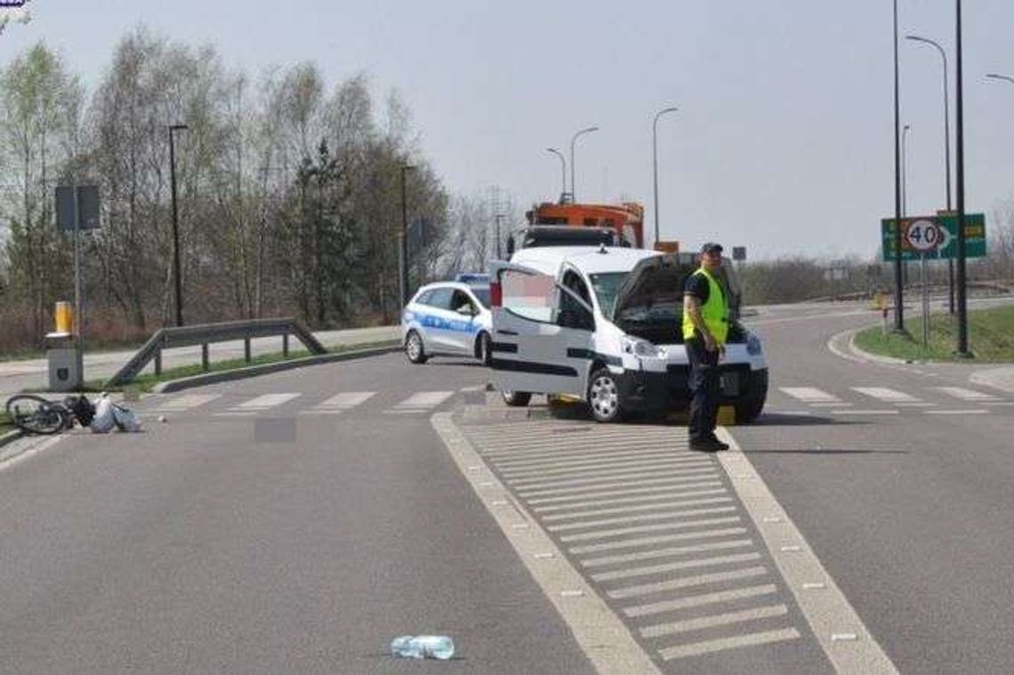 28-latek potrącił rowerzystkę. Była nieprzytomna 