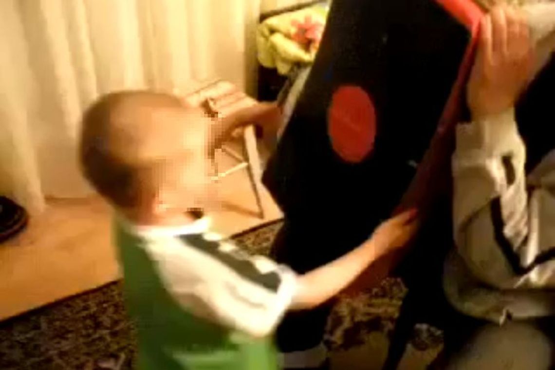 4-letni kibic Motoru przeklina i bije (wideo)