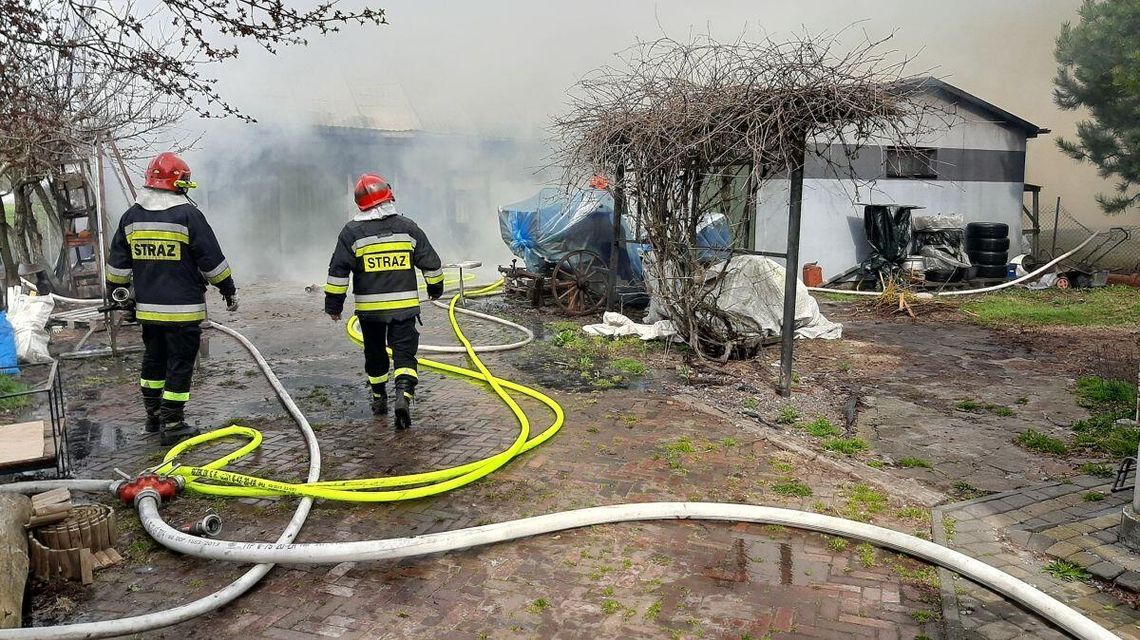 400 tysięcy złotych strat po pożarze warsztatu stolarskiego pod Zamościem