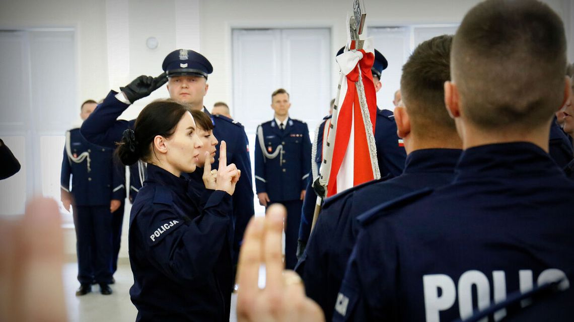 43 nowych policjantów zasiliło lubelski garnizon 