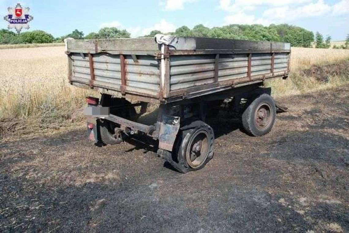 58-latek zginął podczas prac na polu. Próbował gasić pożar