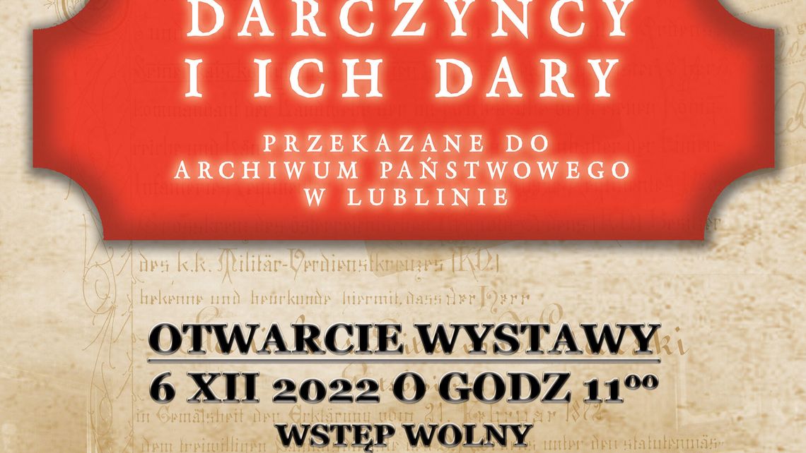 6 XII Dzień Darczyńcy Archiwów Państwowych