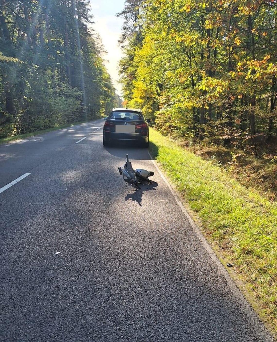 70-latek na skuterze zderzył się z BMW. Zginął na miejscu 70-latek na skuterze zderzył się z BMW. Zginął na miejscu