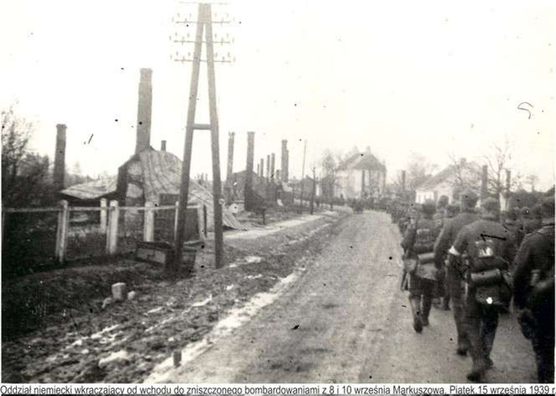 77 lat temu Niemcy zbombardowali Markuszów 