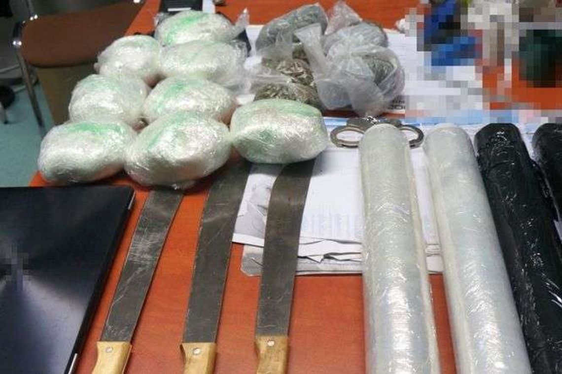 8 kilogramów amfetaminy i maczety. Akcja CBŚP