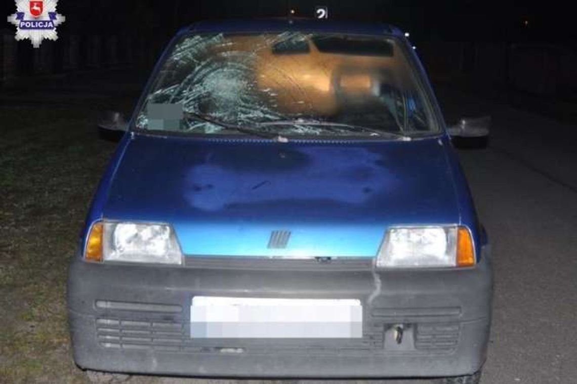 87-latka potrącona przez samochód. Trafiła do szpitala