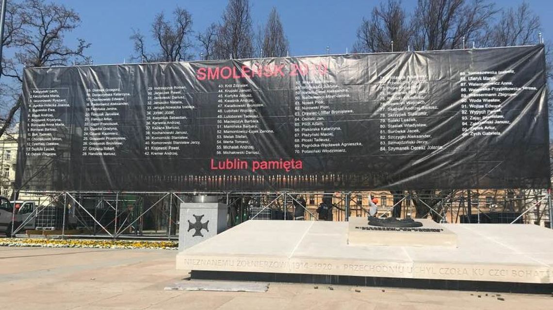 9. rocznica katastrofy smoleńskiej. Program uroczystości w Lublinie