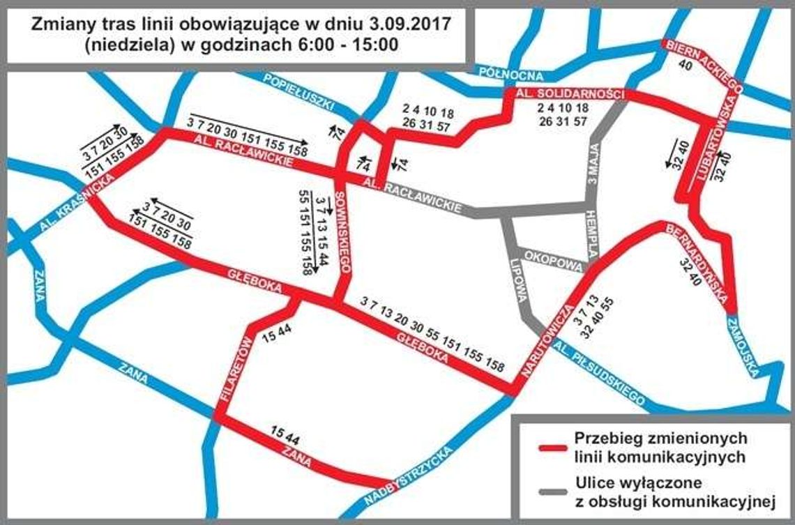 90 drużyn pobiegnie dla Mateusza. Lublin Business Run [trasa biegu, utrudnienia w ruchu]