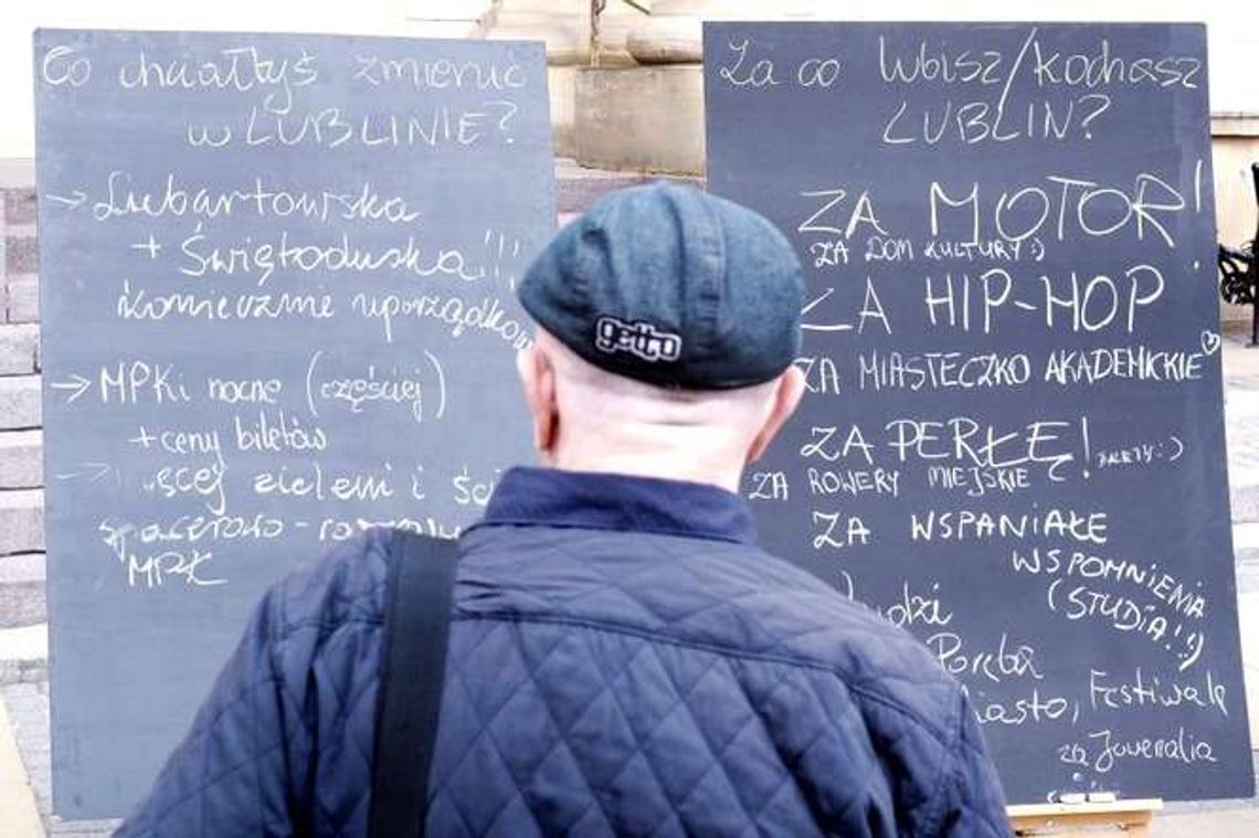 A Ty za co kochasz Lublin? Uczniowie zbierali opinie mieszkańców