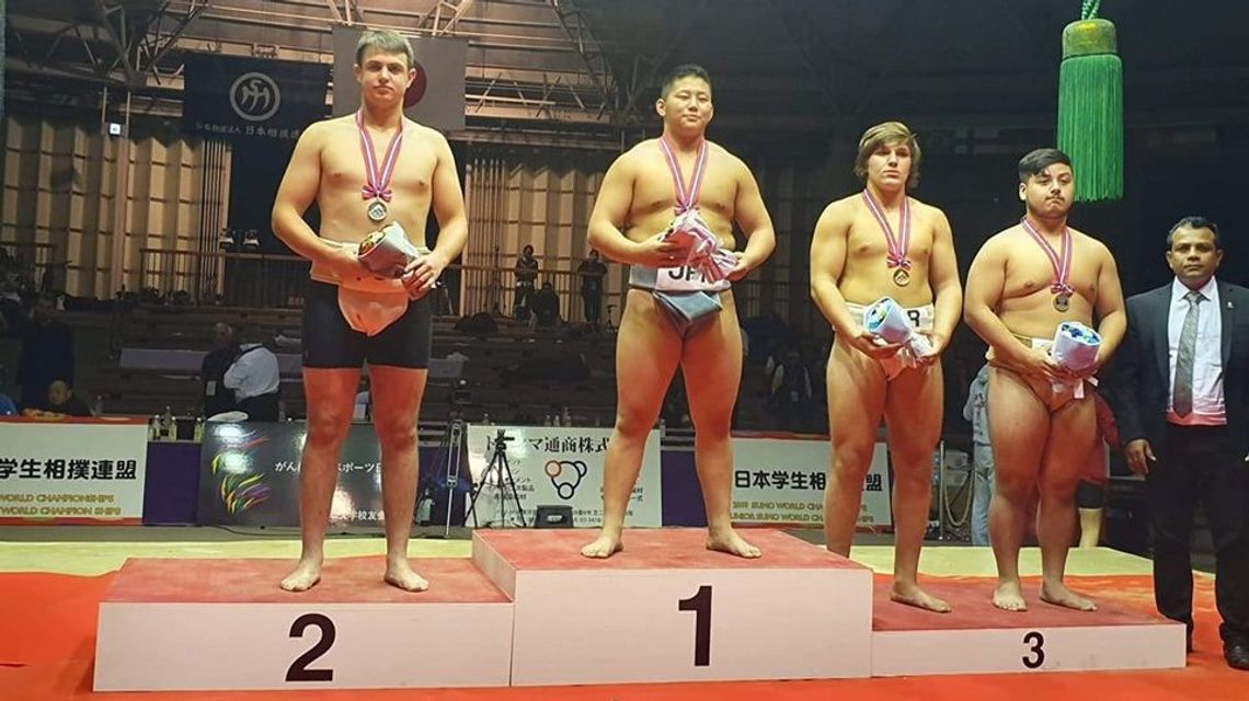 Adam Gardzioła z Agrosu Zamość zdobył srebro i brąz mistrzostw świata w sumo