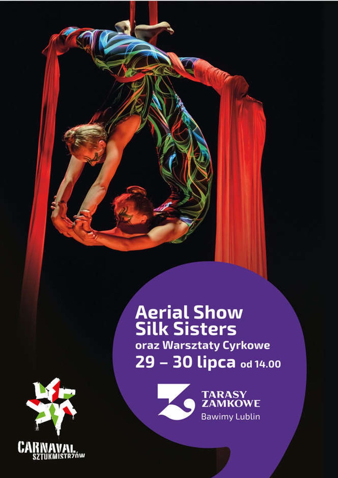 Aerial Show i Warsztaty Cyrkowe w Tarasach Zamkowych