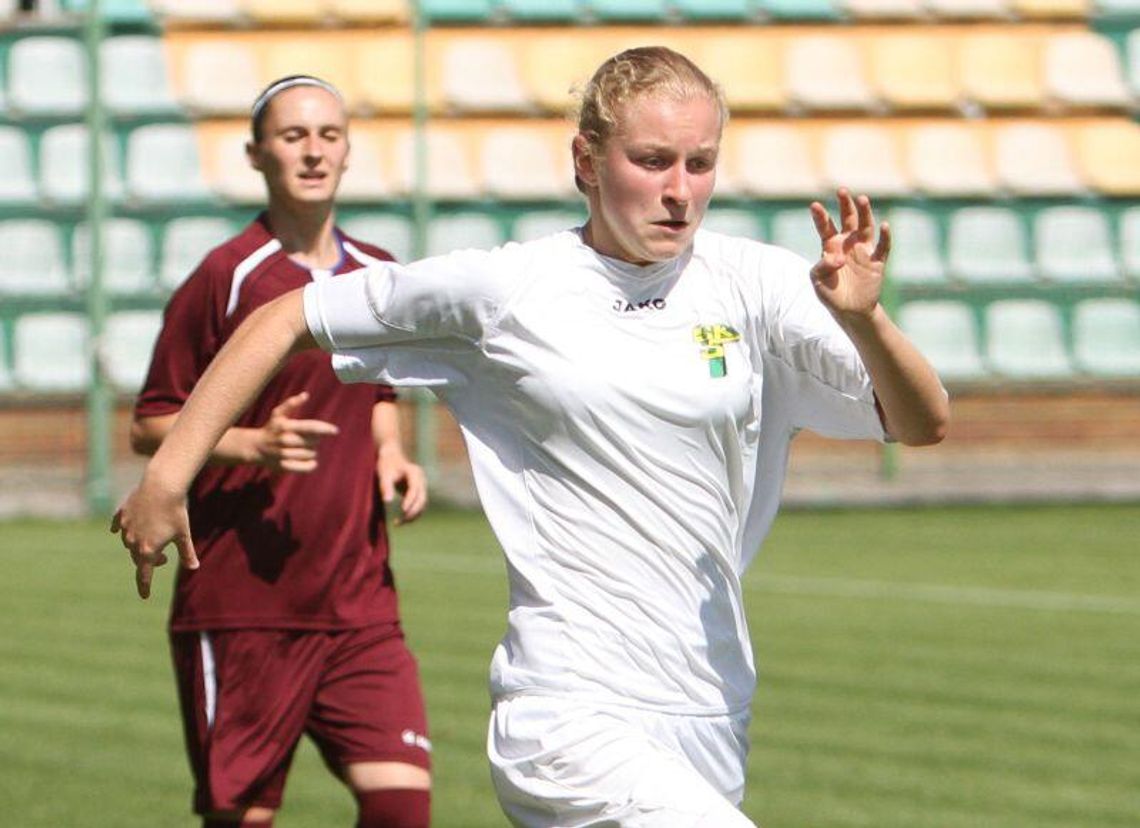 Agata Guściora z Górnika Łęczna strzela dla Polski