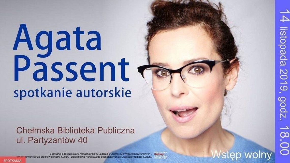 Agata Passent w Chełmskiej Bibliotece Publicznej