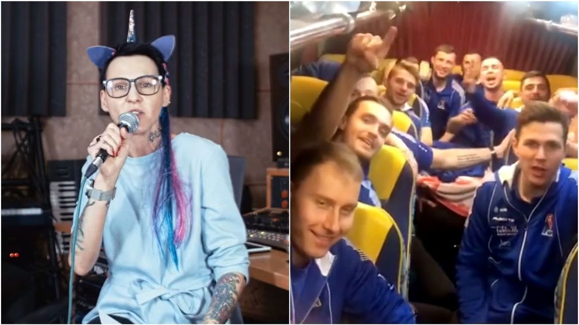 Agnieszka Chylińska wyśpiewała... skład Motoru Lublin. A piłkarze zaprosili ją na mecz