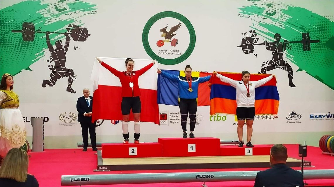 Agnieszka Zimroz ze Znicza Biłgoraj wicemistrzynią Europy do lat 23 w podnoszeniu ciężarów Agnieszka Zimroz ze Znicza Biłgoraj wicemistrzynią Europy do lat 23 w podnoszeniu ciężarów