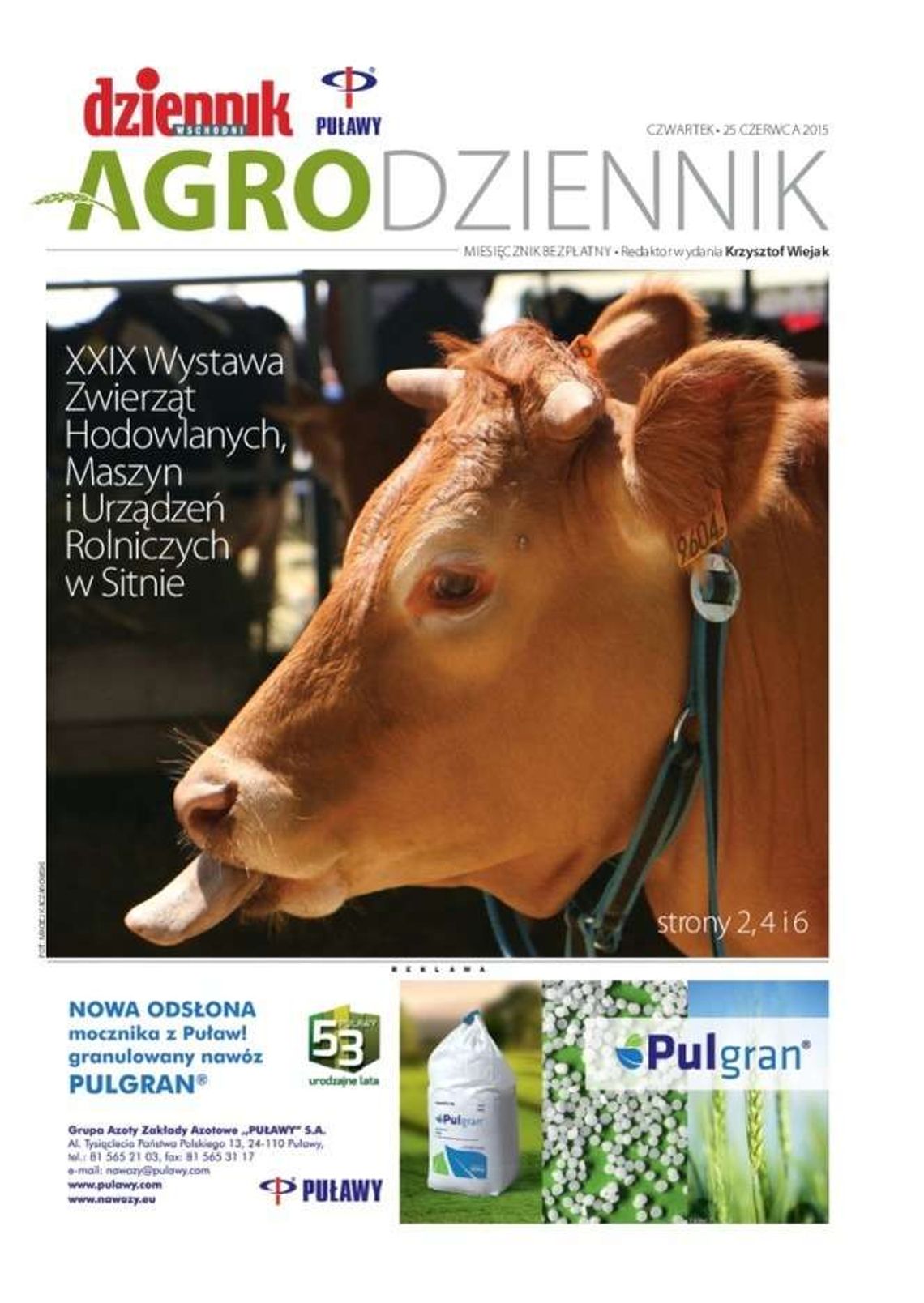 Agro Dziennik. Bezpłatny dodatek dziś z Dziennikiem Wschodnim