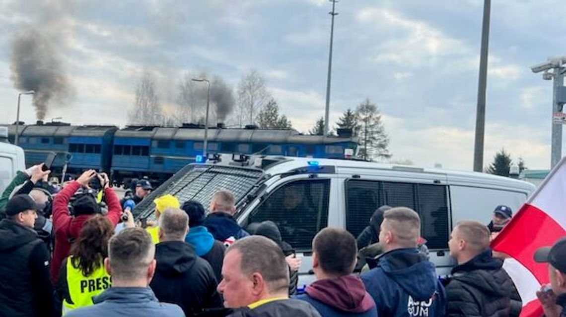 Agrounia przedłuża protest w Hrubieszowie