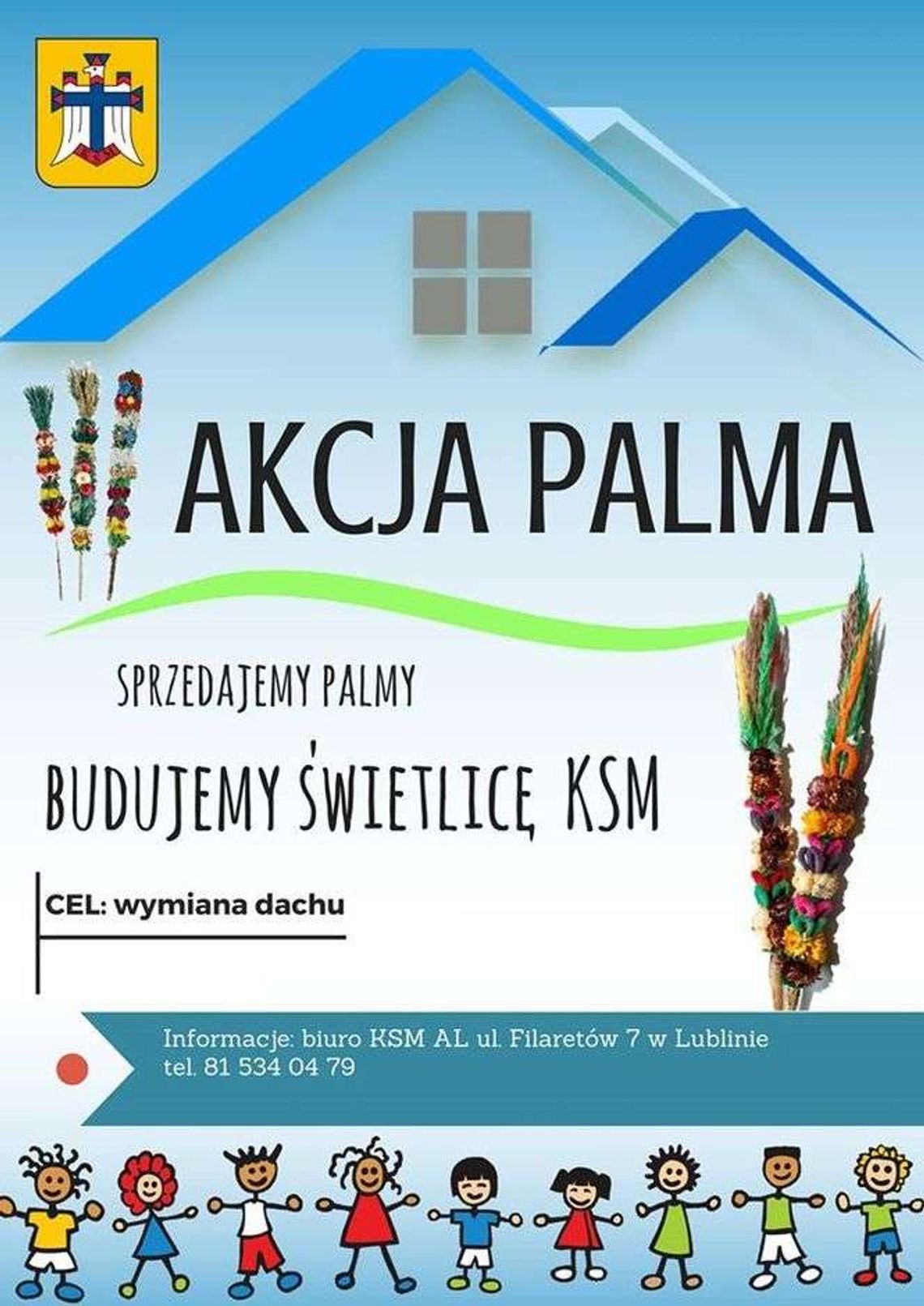 Akcja Palma. Zbierają na dach w budynku świetlicy dla dzieci