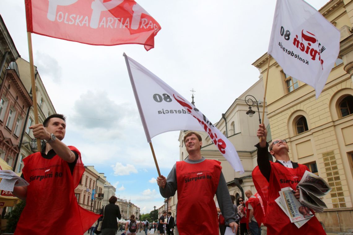 Akcja przed Ratuszem. O jazdę bez biletów 