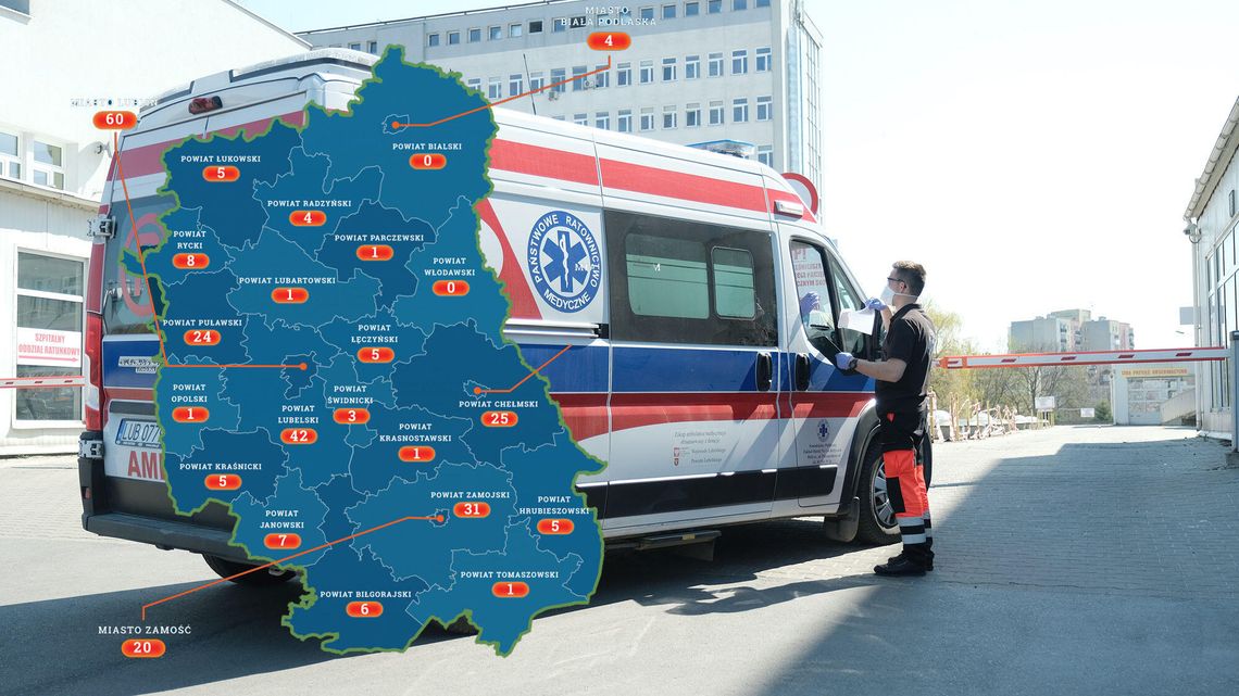 Aktualna sytuacja epidemiologiczna w woj. lubelskim. 106 osób w szpitalach, 5 ozdrowieńców Aktualna sytuacja epidemiologiczna w woj. lubelskim. 106 osób w szpitalach, 5 ozdrowieńców