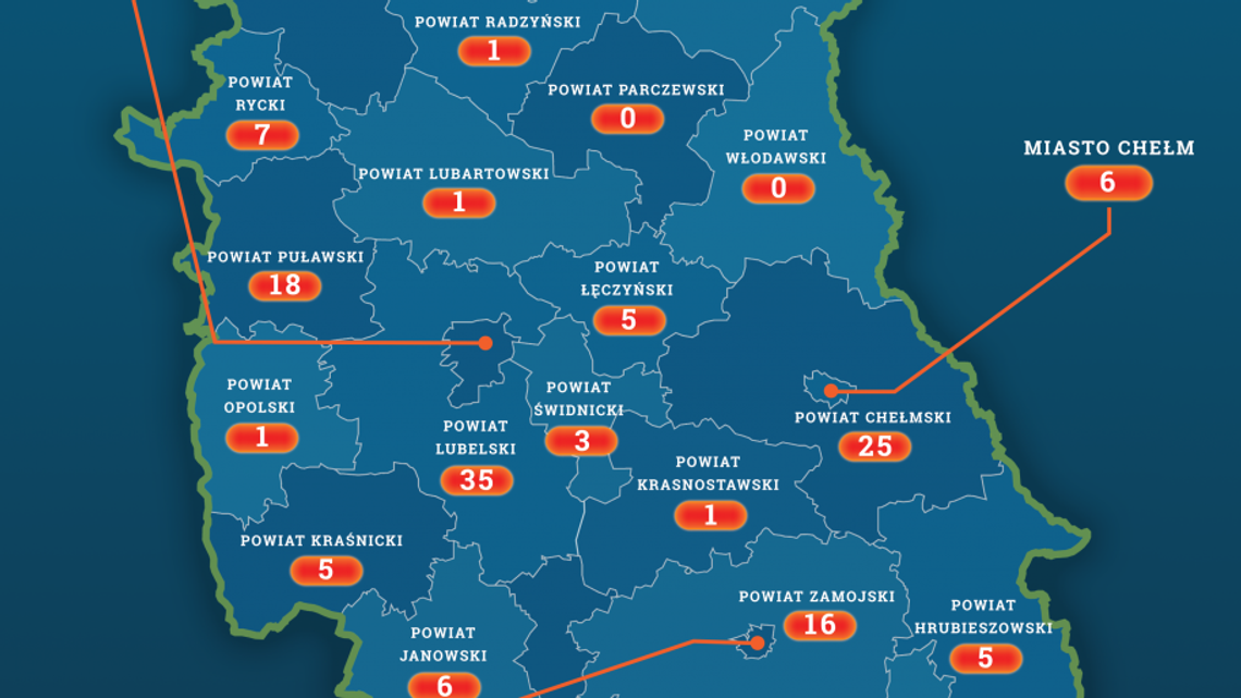 Aktualna sytuacja epidemiologiczna w woj. lubelskim. Pięciu pacjentów ozdrowiało Aktualna sytuacja epidemiologiczna w woj. lubelskim. Pięciu pacjentów ozdrowiało