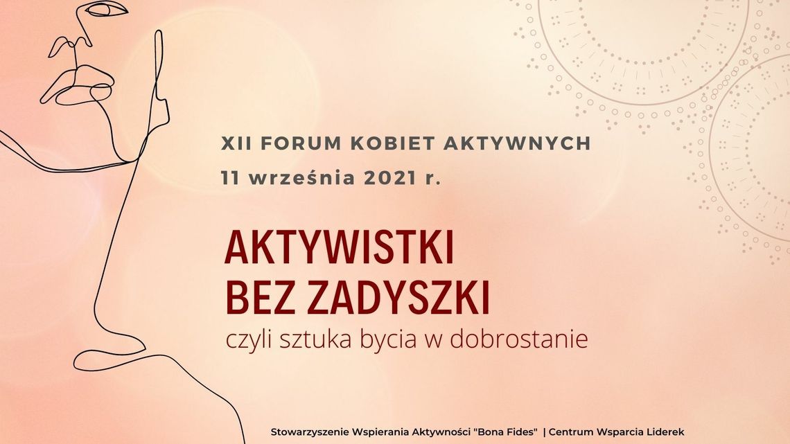 Aktywistki bez zadyszki - XII Forum Kobiet Aktywnych