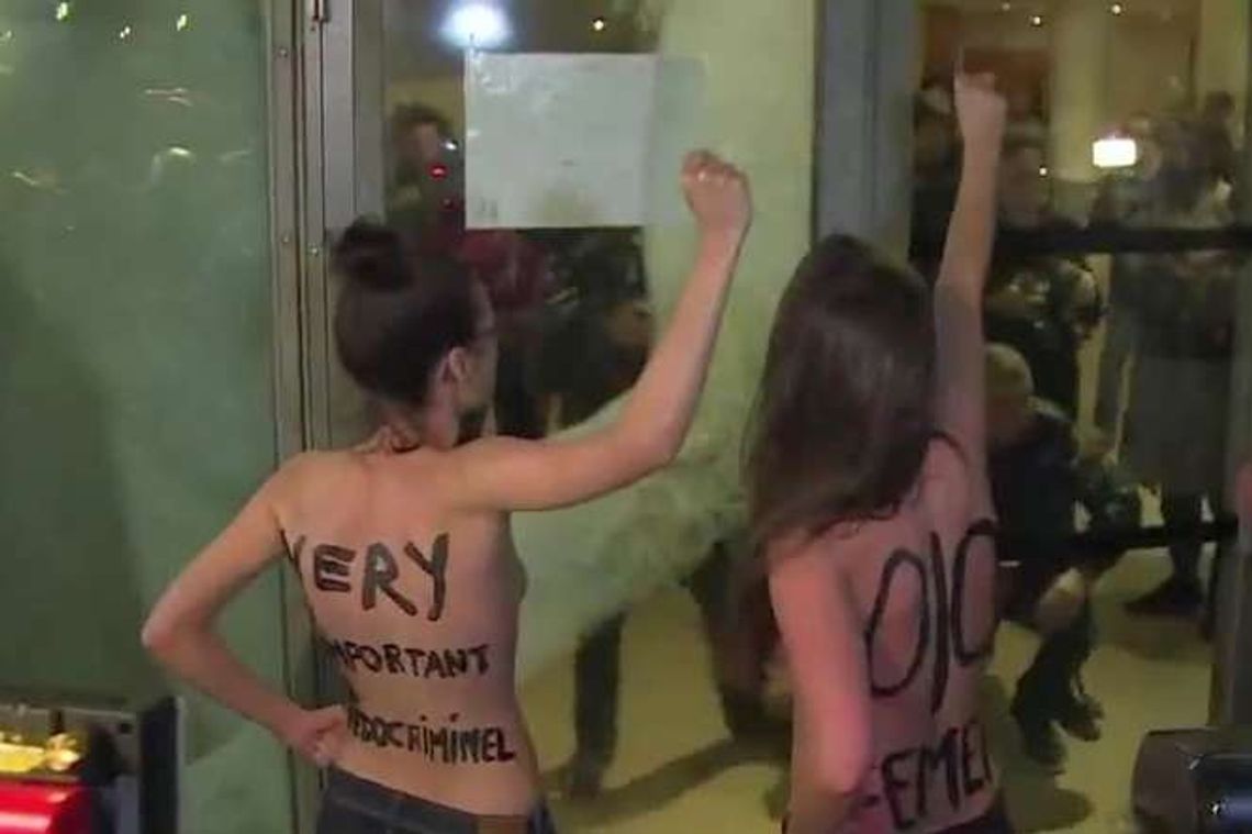 Aktywistki Femen zakłóciły pokaz filmów Polańskiego