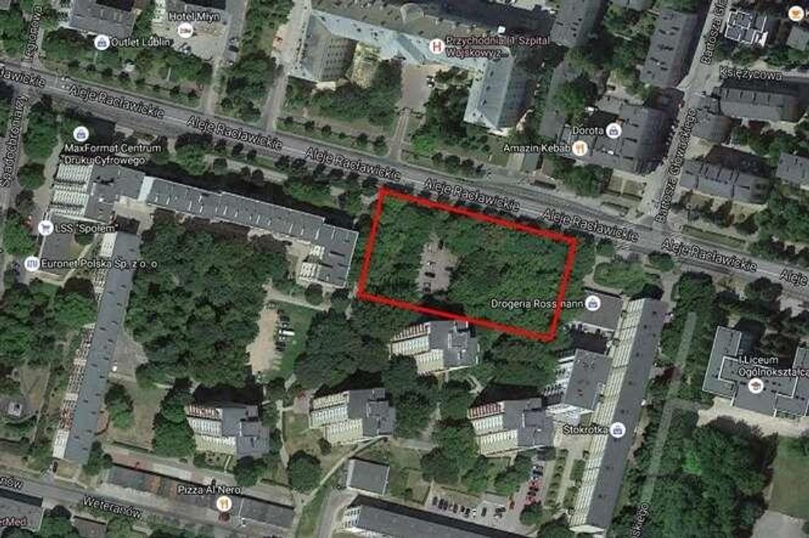 Al. Racławickie: Odroczony wyrok na skwerek. Teren wojska chce przejąć deweloper Al. Racławickie: Odroczony wyrok na skwerek. Teren wojska chce przejąć deweloper