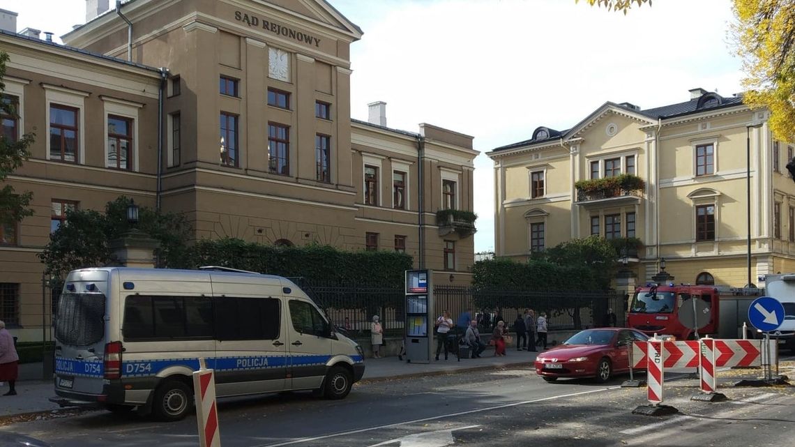 Alarm bombowy w sądzie w Lublinie