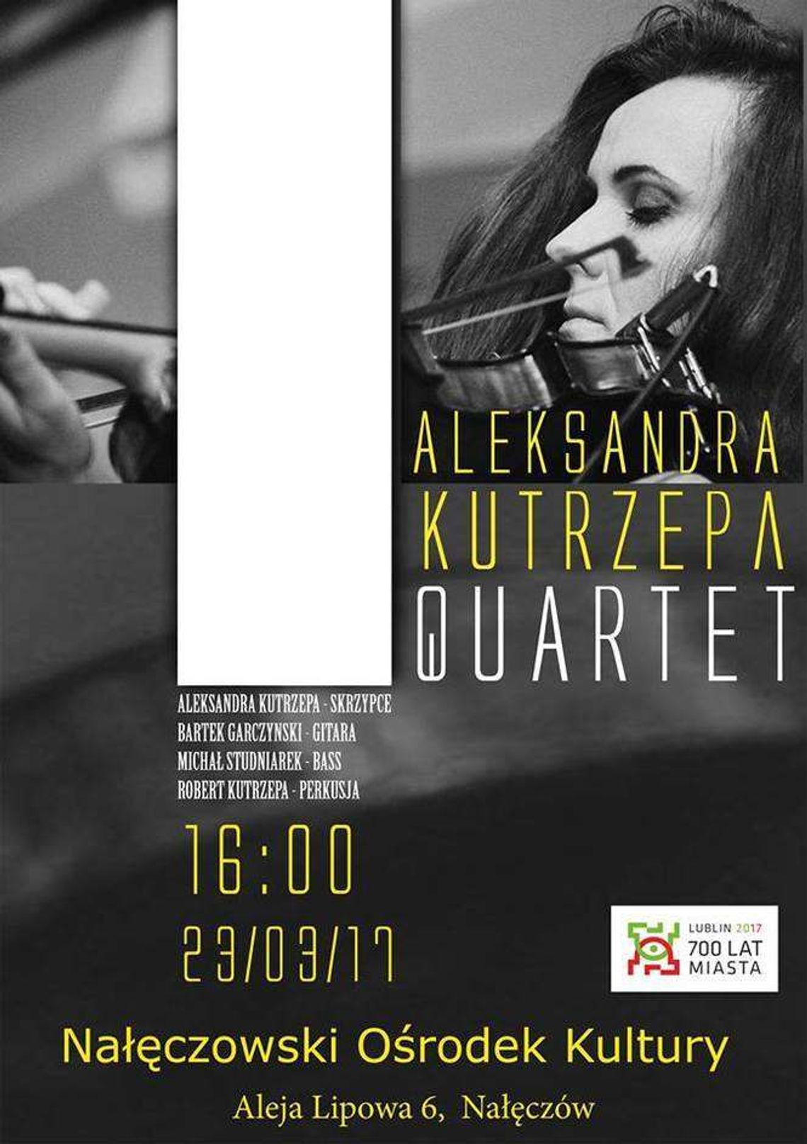 Aleksandra Kutrzepa Quartet - koncert w Nałęczowie