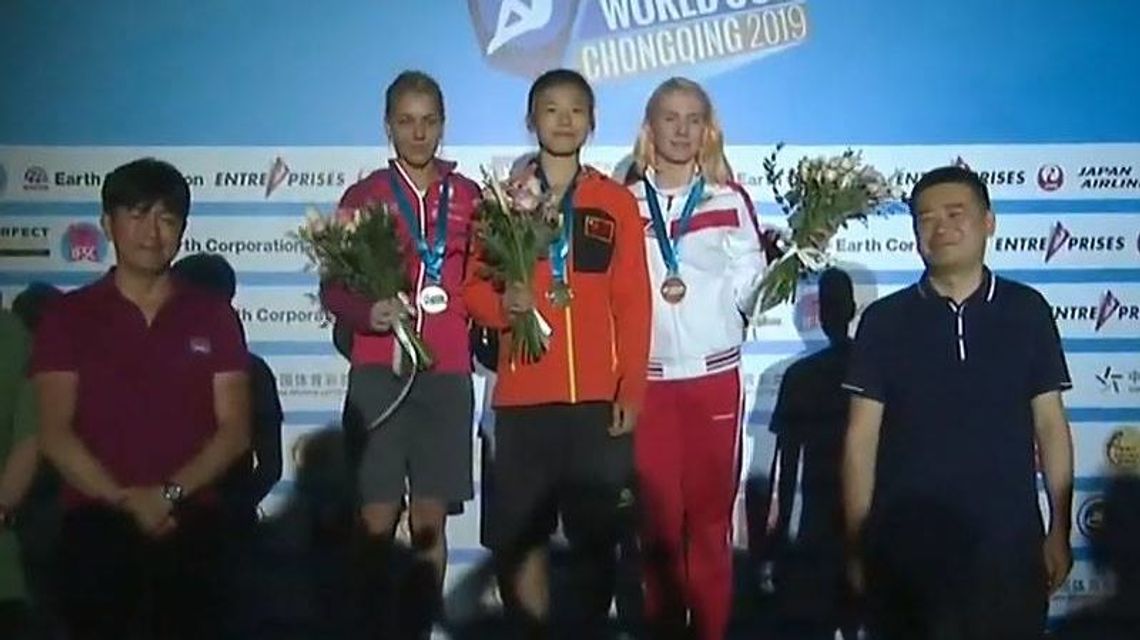 Aleksandra Rudzińska ze srebrem Pucharu Świata w Chinach Aleksandra Rudzińska ze srebrem Pucharu Świata w Chinach