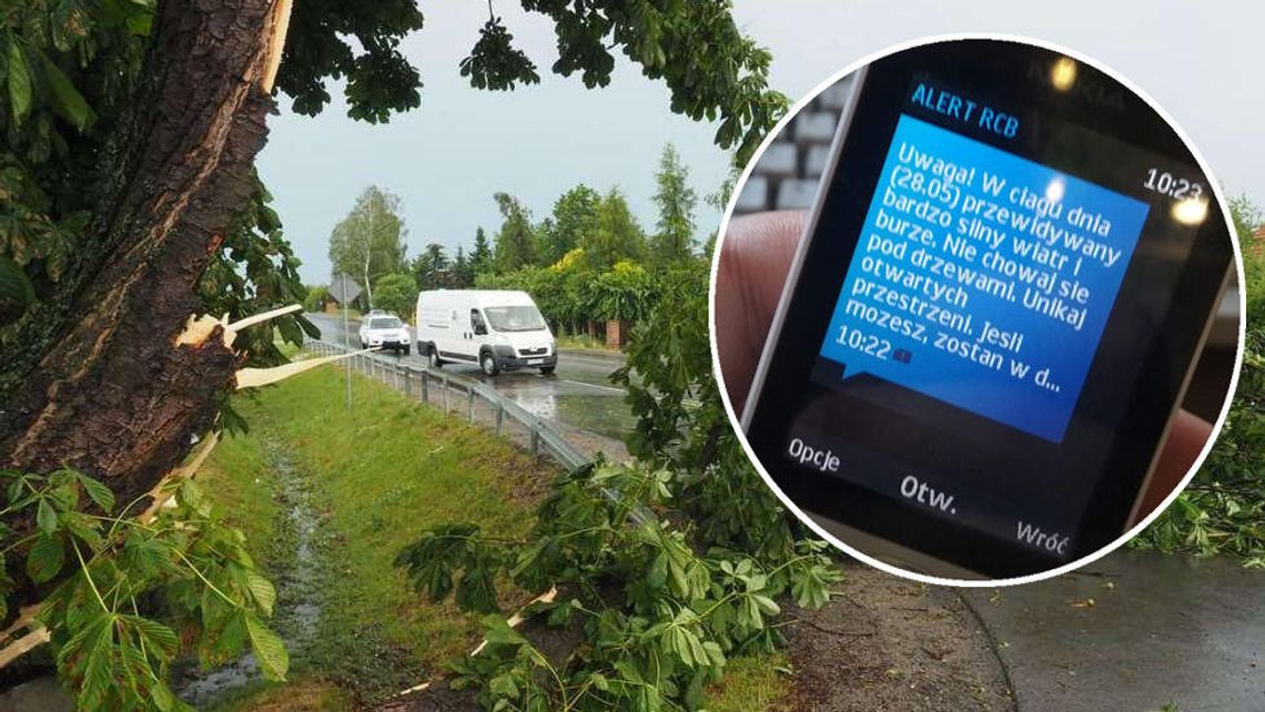 Alert RCB w woj. lubelskim [28.05]: "Unikaj otwartych przestrzeni. Jeśli możesz zostań w domu"