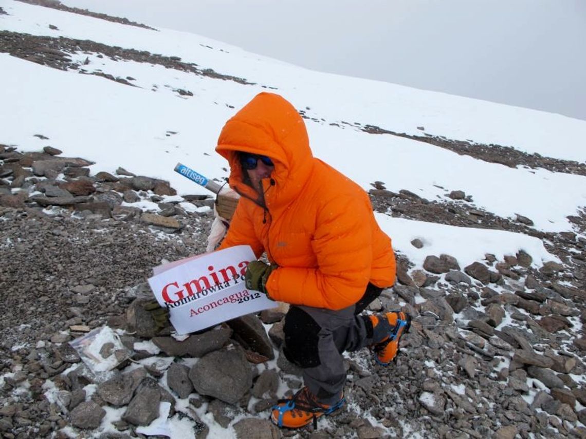 Alpinista z Komarówki Podlaskiej zdobył najwyższy szczyt Ameryki