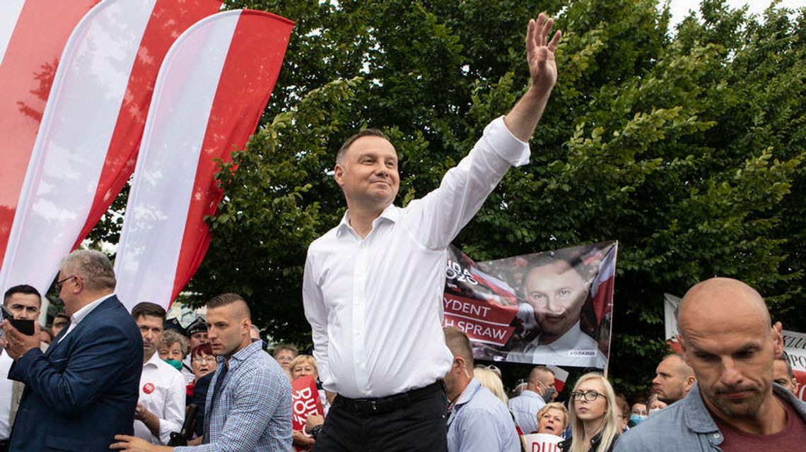 Andrzej Duda finiszuje z kampanią w Zamościu. Ostatnie przemówienie przed ciszą wyborczą