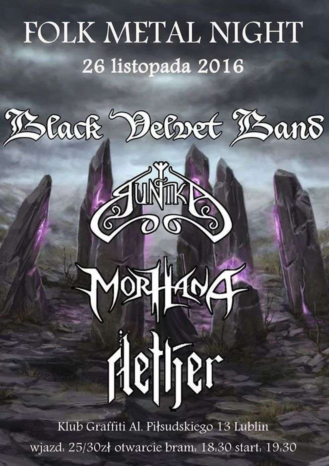 Andrzejkowa noc z folk-metalem w Graffiti