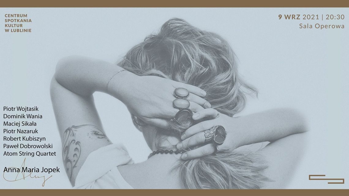 Anna Maria Jopek zaśpiewa w Centrum Spotkania Kultur
