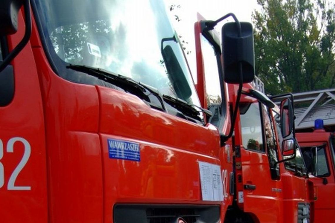 Annówka: TIR zapalił się na drodze