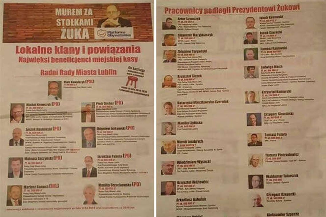 Anonimowa gazetka uderza w Krzysztofa Żuka. Kto jest jej autorem?