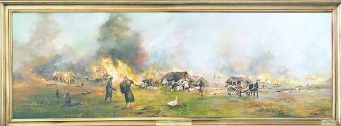 Apokalipsa sprzed 71 lat zainspirowała malarza. Prezent dla Wąwolnicy Apokalipsa sprzed 71 lat zainspirowała malarza. Prezent dla Wąwolnicy