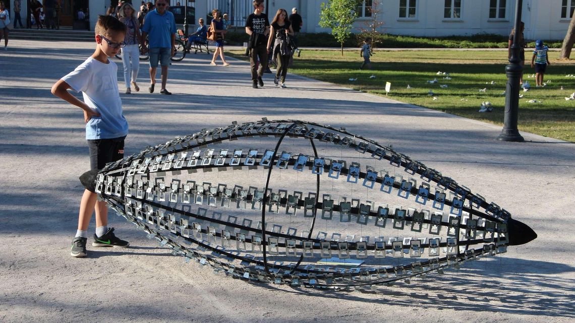 Artystyczne instalacje w Parku Sztuki w Białej Podlaskiej [zdjęcia]