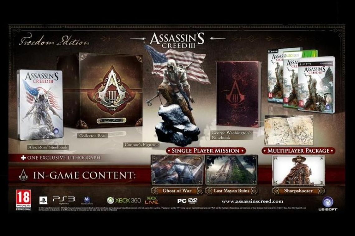Assassin\'s Creed III: Edycja kolekcjonerska i specjalna to nie wszystko