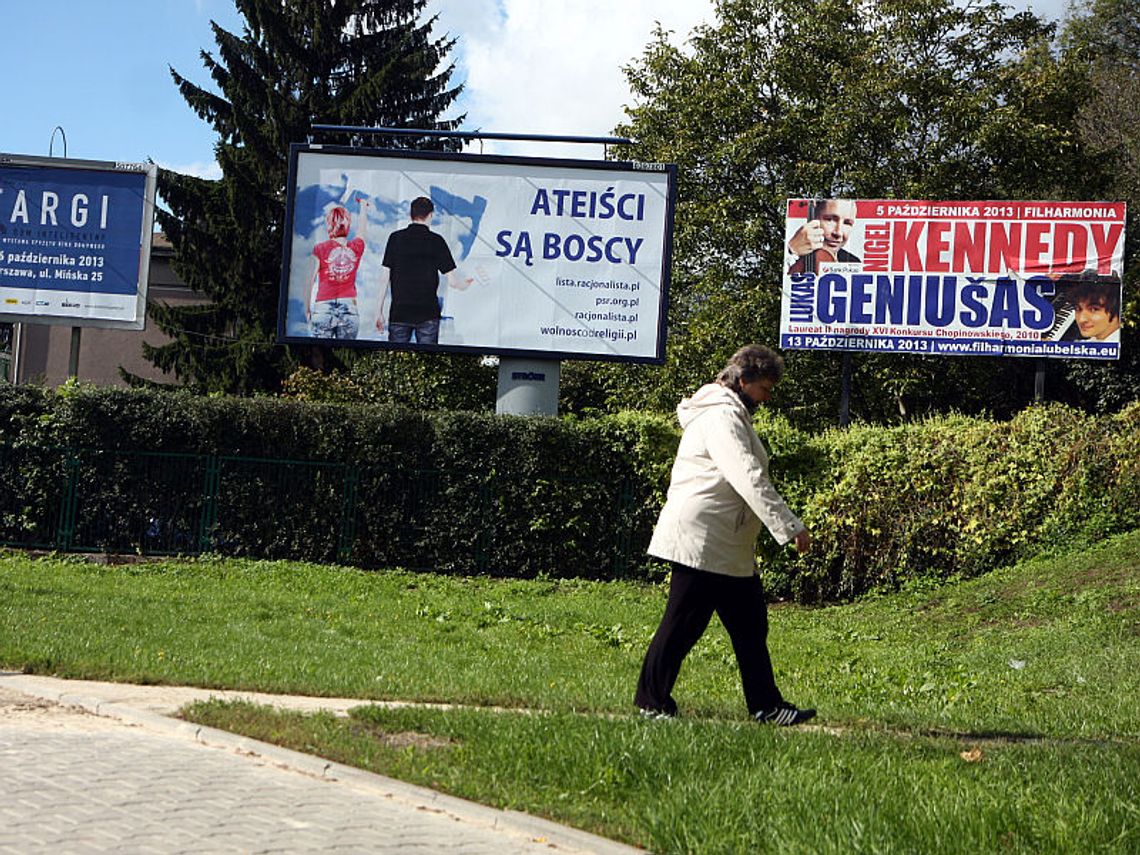 Ateiści znów na plakatach w Lublinie