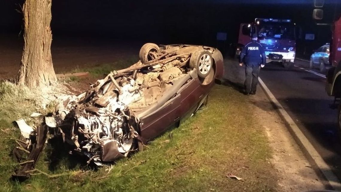 Audi A6 dachowało w Kąkolewnicy