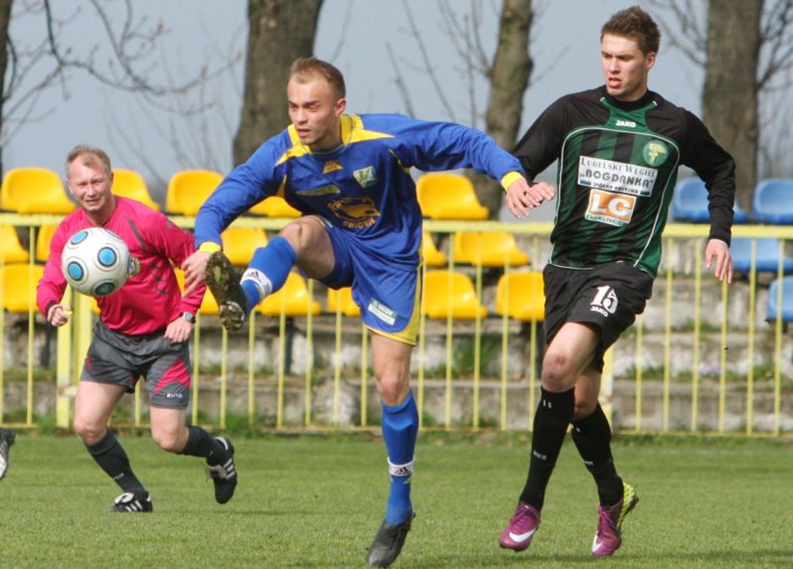Avia Świdnik - GKS Bogdanka II 2:1. Muszyński bohaterem, kontuzja Pielacha
