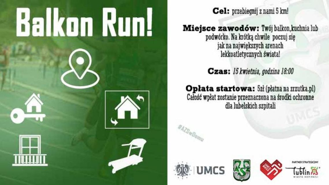 AZS Balkon Run, czyli nietypowy bieg z pomocą