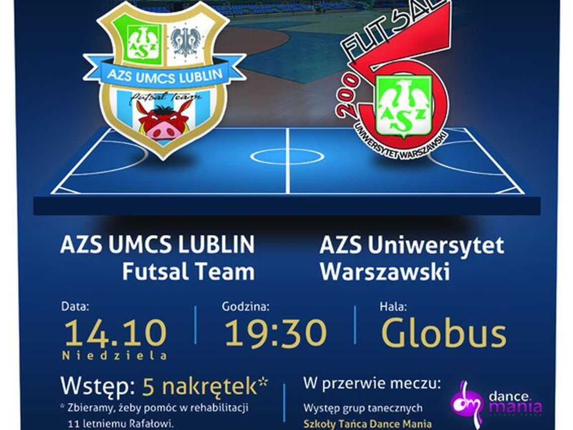 AZS UMCS Lublin w niedzielę o 19.30 zmierzy się z AZS UW Warszawa