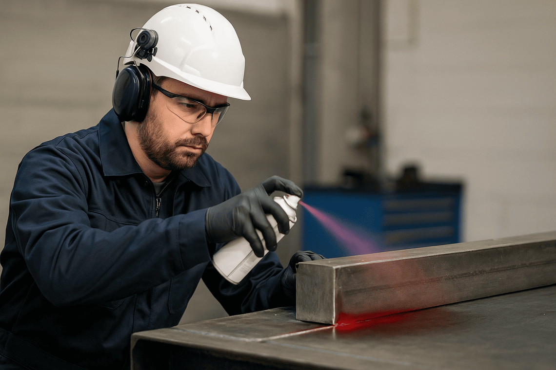 Badania penetracyjne jako narzędzie oceny nieciągłości powierzchniowych. Co warto uwzględniać w praktyce?