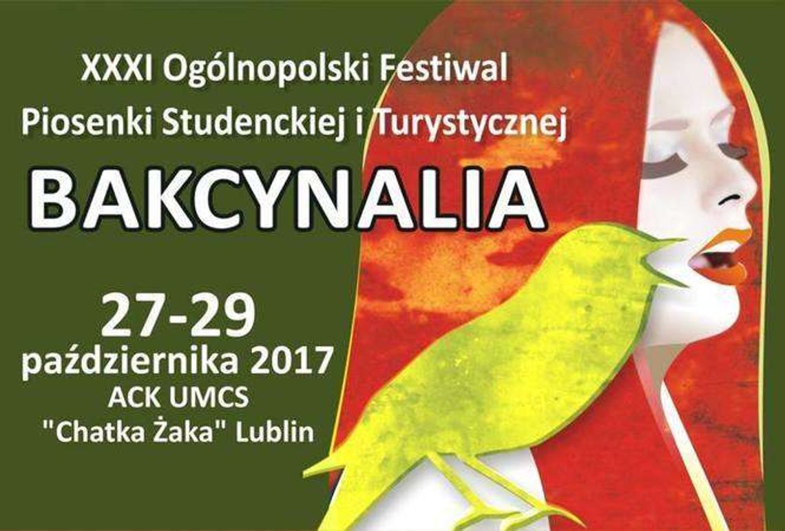 Bakcynalia 2017 w Chatce Żaka [program koncertów]