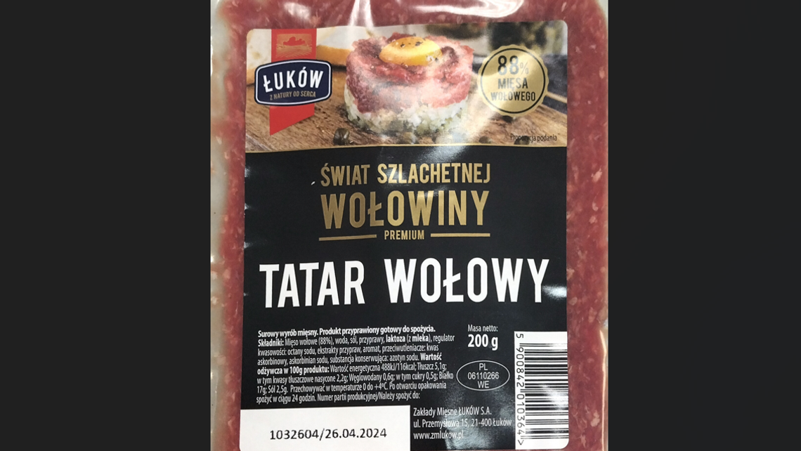 Bakterie coli w popularnym tatarze