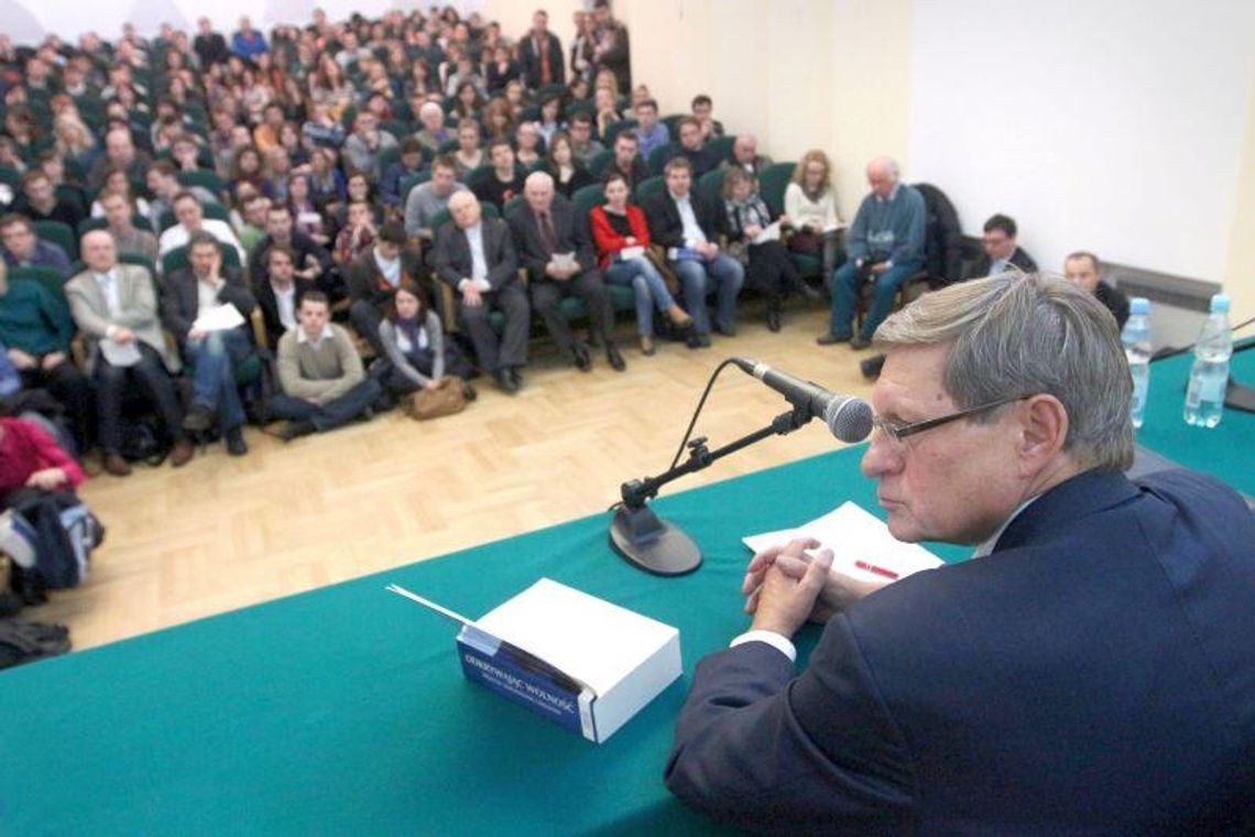 Balcerowicz u studentów KUL i UMCS